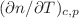 $(\partial n/\partial T)_{c,p}$