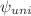 $\psi_{uni}$