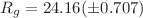 $R_{g}=24.16(\pm 0.707)$