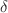 $ \delta$