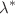 $$\lambda ^{*}$$