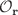 $$\mathcal{O}_{\mathbf{r}}$$